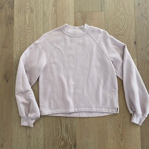 Lavender Abercrombie mock neck sweatshirt